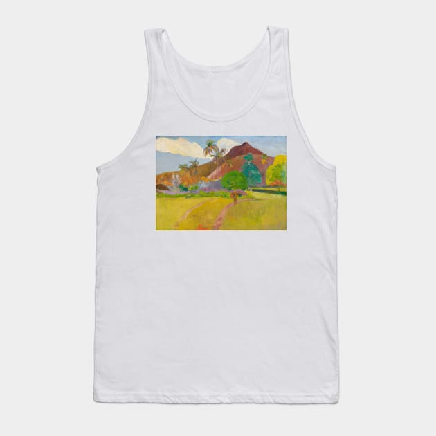 Tahitian Landscape by Paul Gauguin Tank Top by Classic Art Stall